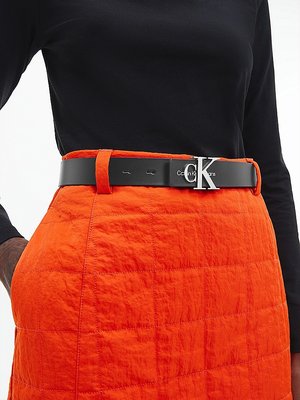 Monogram pásek – Calvin Klein Jeans, Černá barva Ženy