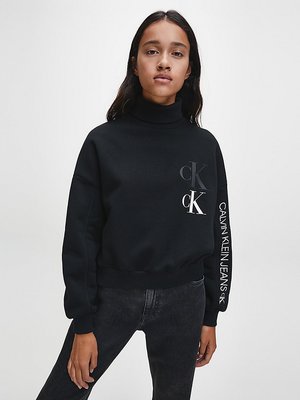 Calvin Klein Jeans – Mikina, Černá barva
