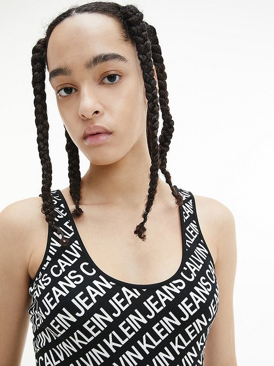 Luxusní Logo body, Bílá, Černá barva, XS, S, M, L