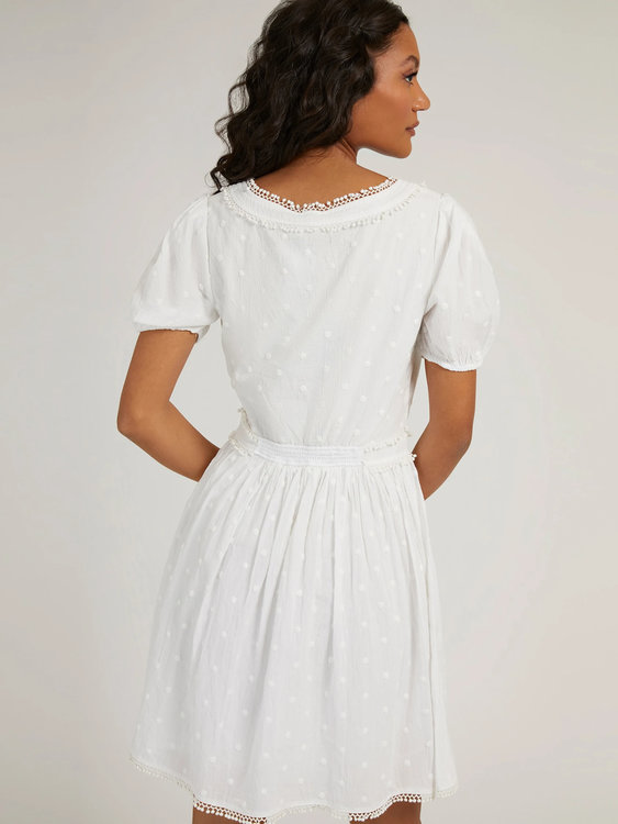 Luxusní Sofia šaty, Bílá barva, XS, S, M, L