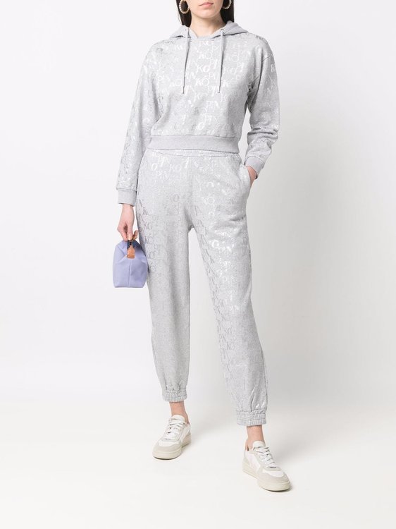 Módní Posillipo pantalone kalhoty, Šedá, Stříbrná barva, 2022