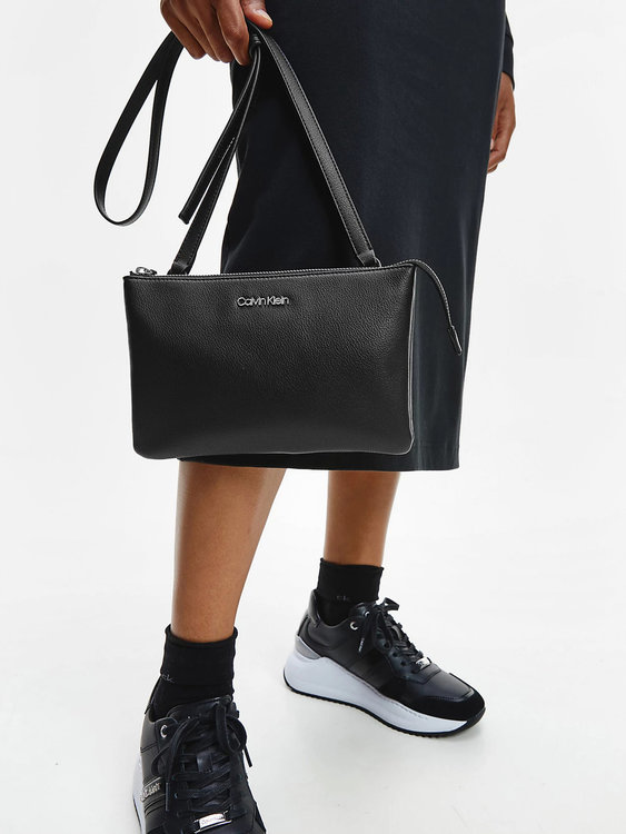 Luxusní Roped crossebody, Černá barva, OS