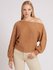 Guess – Mega svetr, Hnědá barva