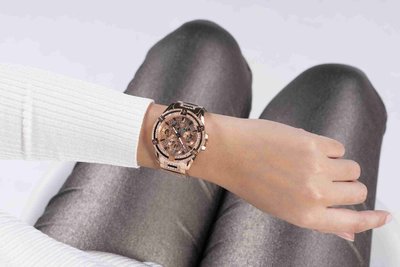 Luxusní GW0464L3-Rose Gold Tone HODINKY, UNI 1