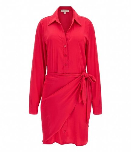 Módní Alya šaty, Červená barva, 2023