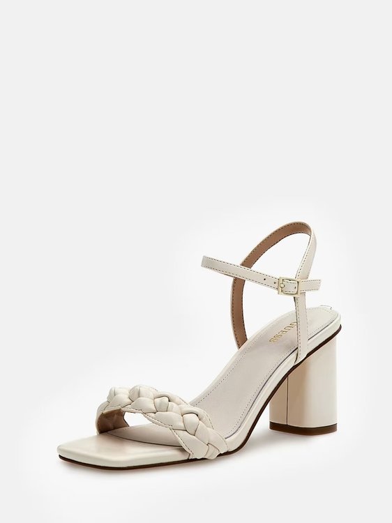 GUESS – Cadhna sandálky, Krémová barva