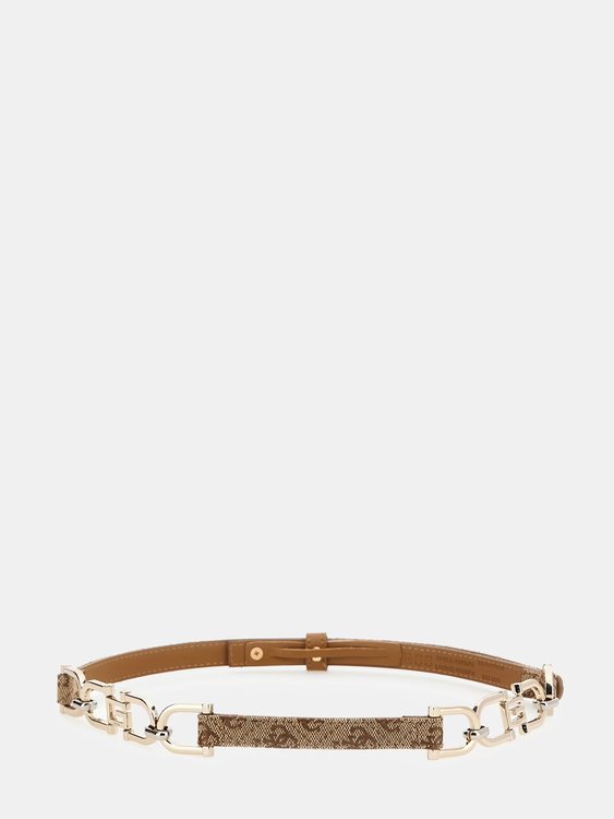 Aviana pásek – GUESS, Hnědá barva Ženy