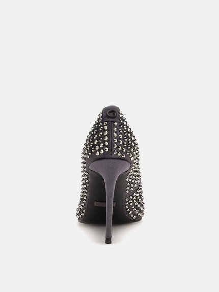 Módní Sabaliay lodičky, Černá barva, 2023