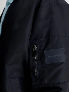 Luxusní Recycled Sateen bomber, Černá barva, S, M, L, XL