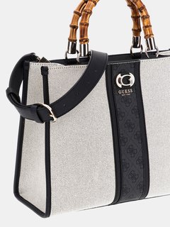 Luxusní Kerima Bamboo 2 velká kabelka, Černá barva, T/U