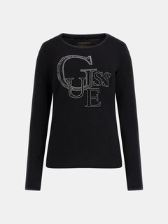 Studded Logo triko Černá barva Ženy