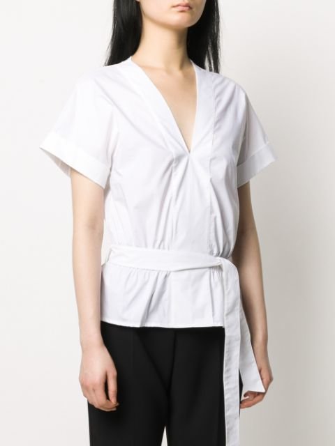 Luxusní Scarmoza halenka, Bílá barva, 40, 42, 44