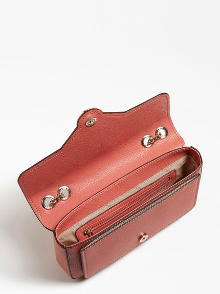 Guess, Oranžová barva Belle Isle crossbody