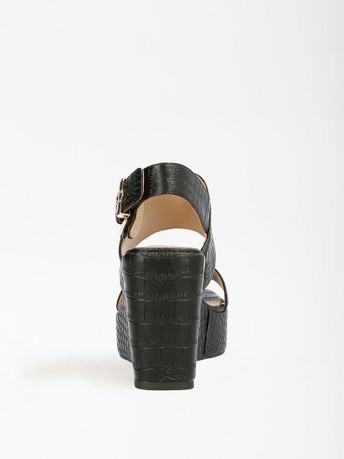 FL6NOLPEL04-BLACK KLÍNOVÉ SANDÁLY Ženy, Ženy