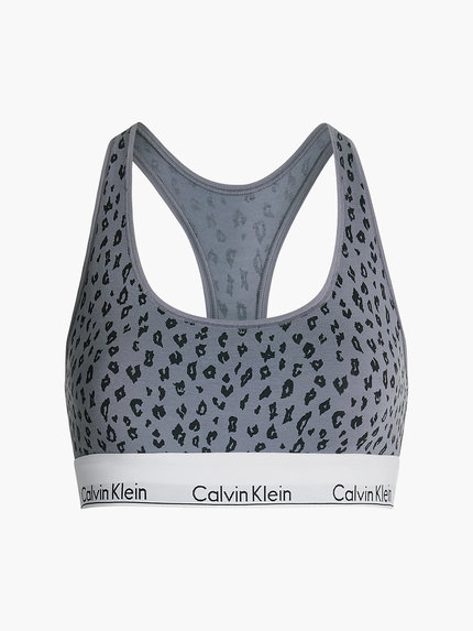 Calvin Klein Underwear, Černá, Šedá barva Modern Cotton podprsenka