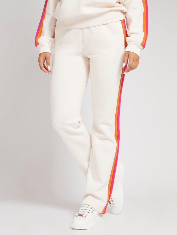 Guess – Brandie tepláky, Bílá barva 1