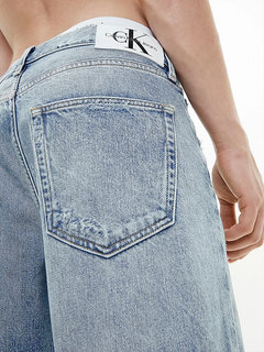 Boyfriend jeans Modrá barva Muži