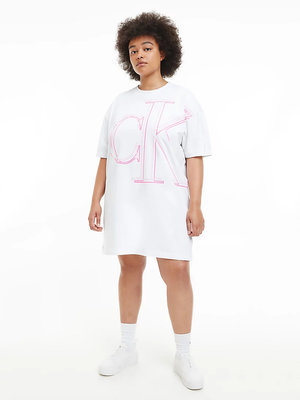 Illuminated šaty Bílá barva Ženy