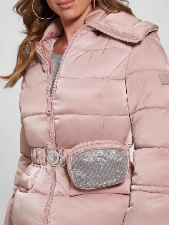 Glitzy bunda Růžová barva Ženy