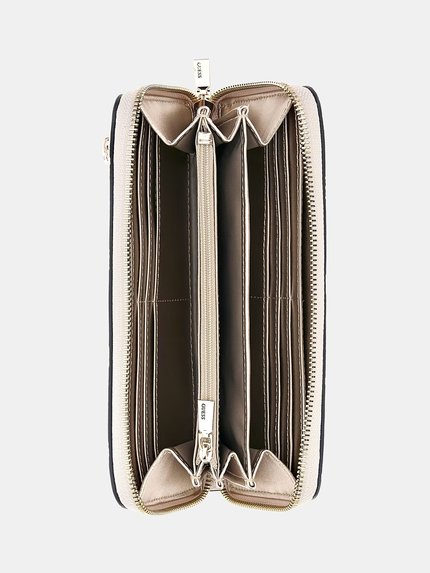 Módní Galeria peněženka, Krémová barva, 2023