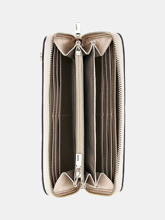 Módní Galeria peněženka, Krémová barva, 2023