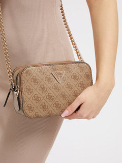 Luxusní Noelle crossbody, Hnědá barva, T/U