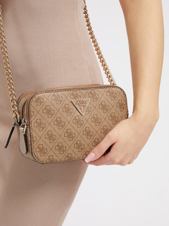 Luxusní Noelle crossbody, Hnědá barva, T/U
