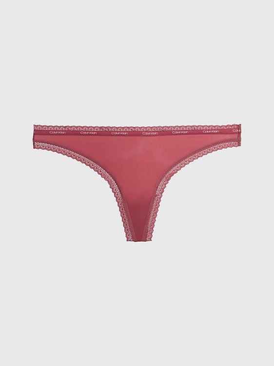 Calvin Klein Underwear – Bottom's Up Refresh tanga, Růžová barva