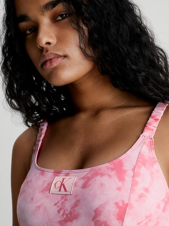 CK Authentic plavky Růžová barva Ženy