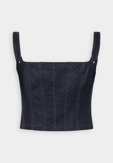 Luxusní Selene top, Modrá, Navy barva, S, M