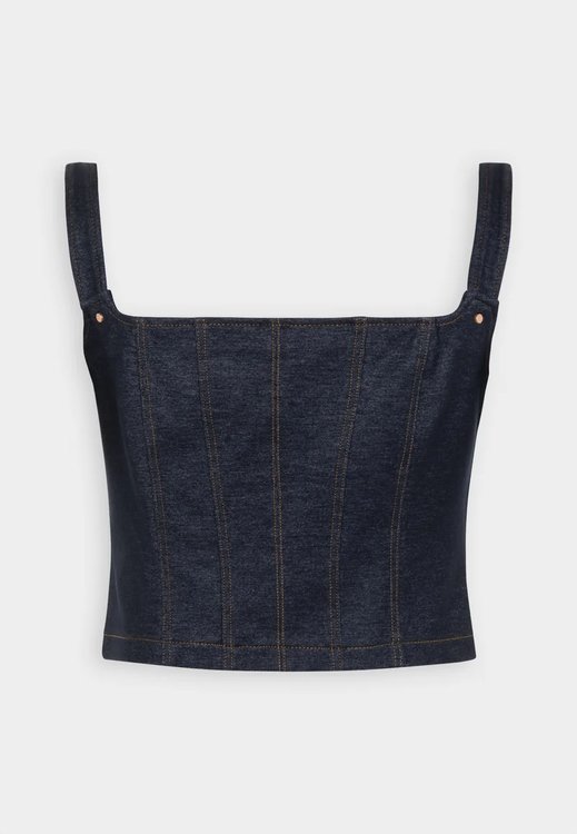 Luxusní Selene top, Modrá, Navy barva, S, M