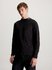 Calvin Klein – Logo Mock Neck triko, Černá barva