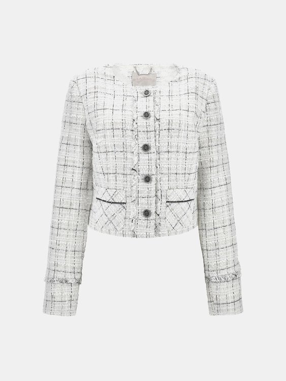 Bílá, Multi barva, Sofia Tweed sako