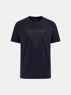 Luxusní Shiny Gel Triangle triko, Modrá barva, S, M, L, XL