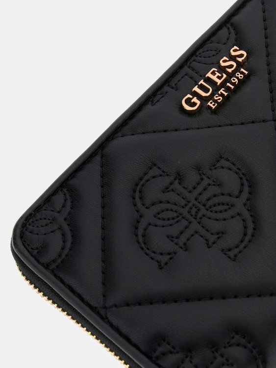 Luxusní Marieke velká peněženka, Černá barva, -