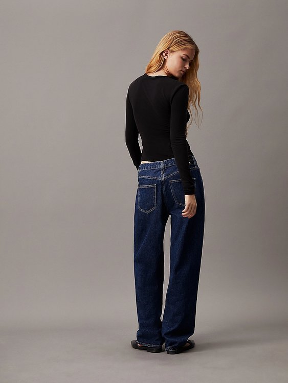 Luxusní Modal Detail triko, Černá barva, XS, S, M, L, XL