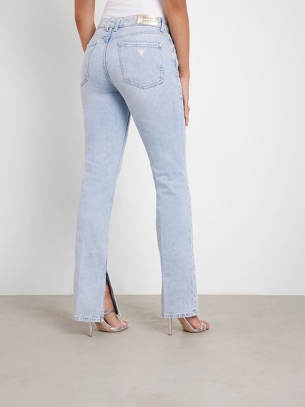 Módní Paulette Flare jeans, Modrá barva, 2024