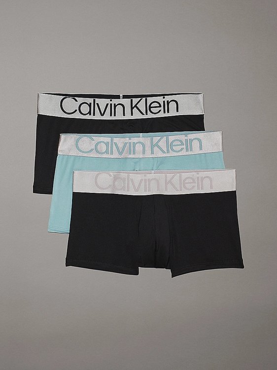 000NB3074A QTE boxery LOW RISE TRUNK 3PK Calvin Klein Underwear FADE