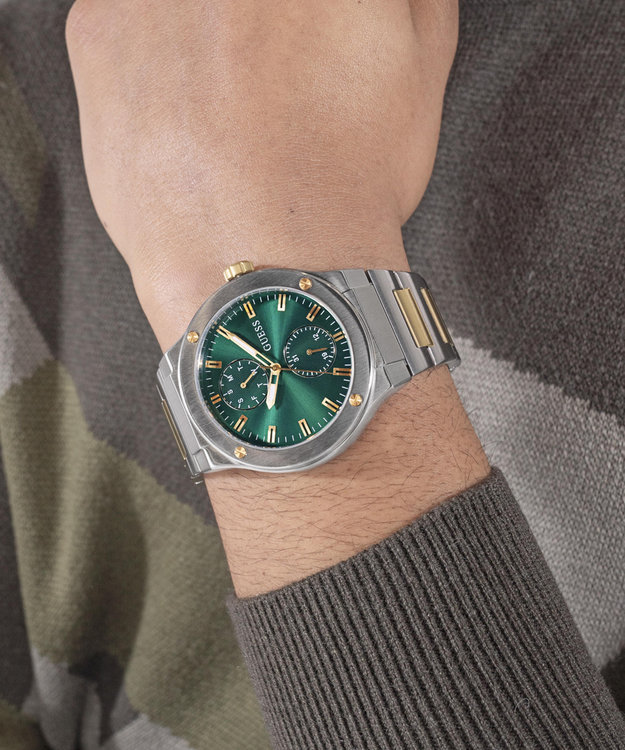 Stříbrná, Zelená, Zlatá barva, Jet hodinky