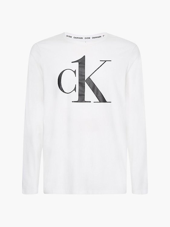 Triko na spaní Bílá barva Muži