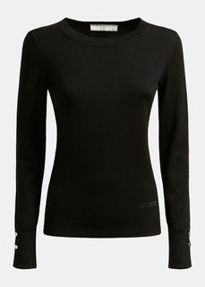 Módní Elinor svetr, Černá barva, 2021