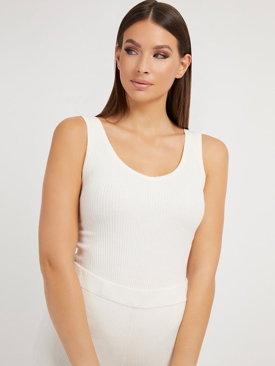 Alexia body – Guess, Bílá, Krémová barva Ženy, Ženy 1