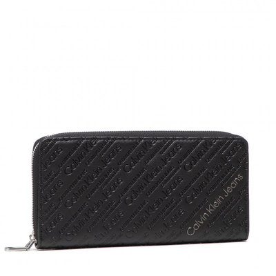 Calvin Klein Jeans – Sculpted peněženka, Černá barva