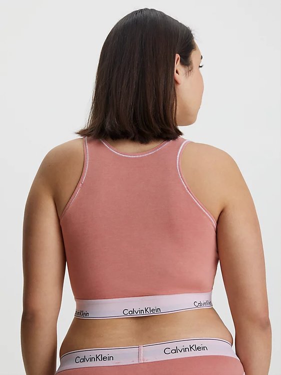 Módní Modern Cotton podprsenka, Růžová barva, 2023