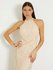 Luxusní New Liza šaty, Béžová barva, XS, S, M