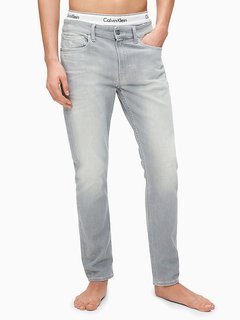 Jeans Ckj 058 Slim Šedá barva Muži
