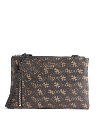 Naya Double crossbody – Guess, Hnědá barva Ženy