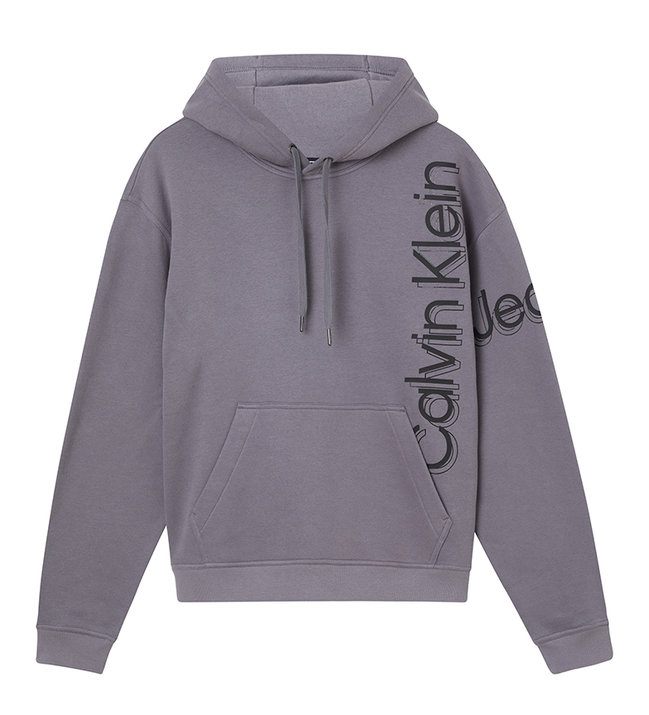 Vertical bold mikina – Calvin Klein Jeans, Šedá barva Muži