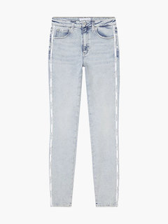 Calvin Klein Jeans – Skinny logo jeans, Modrá barva 2