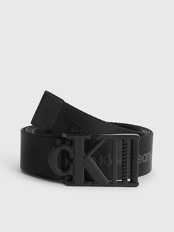 Calvin Klein Jeans – Monogram pásek, Černá barva
